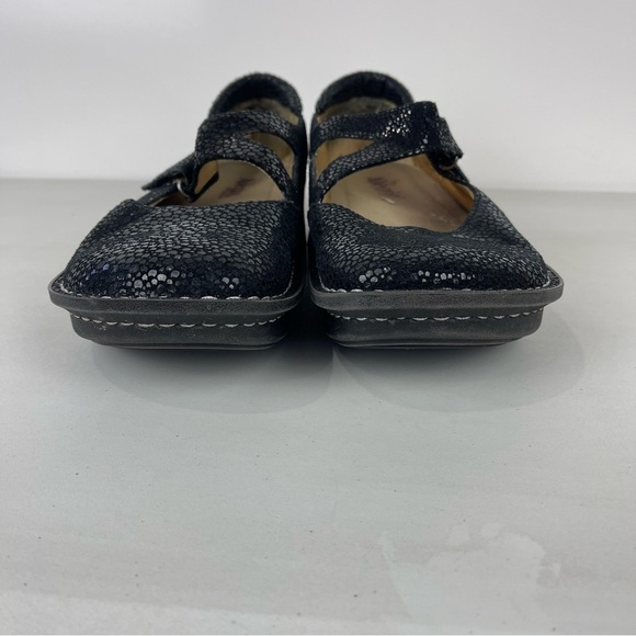 Alegria Dayna Black Dottie Mary Jane Shoes Women's Size 40 Leather Comfort Shoes - Picture 8 of 9